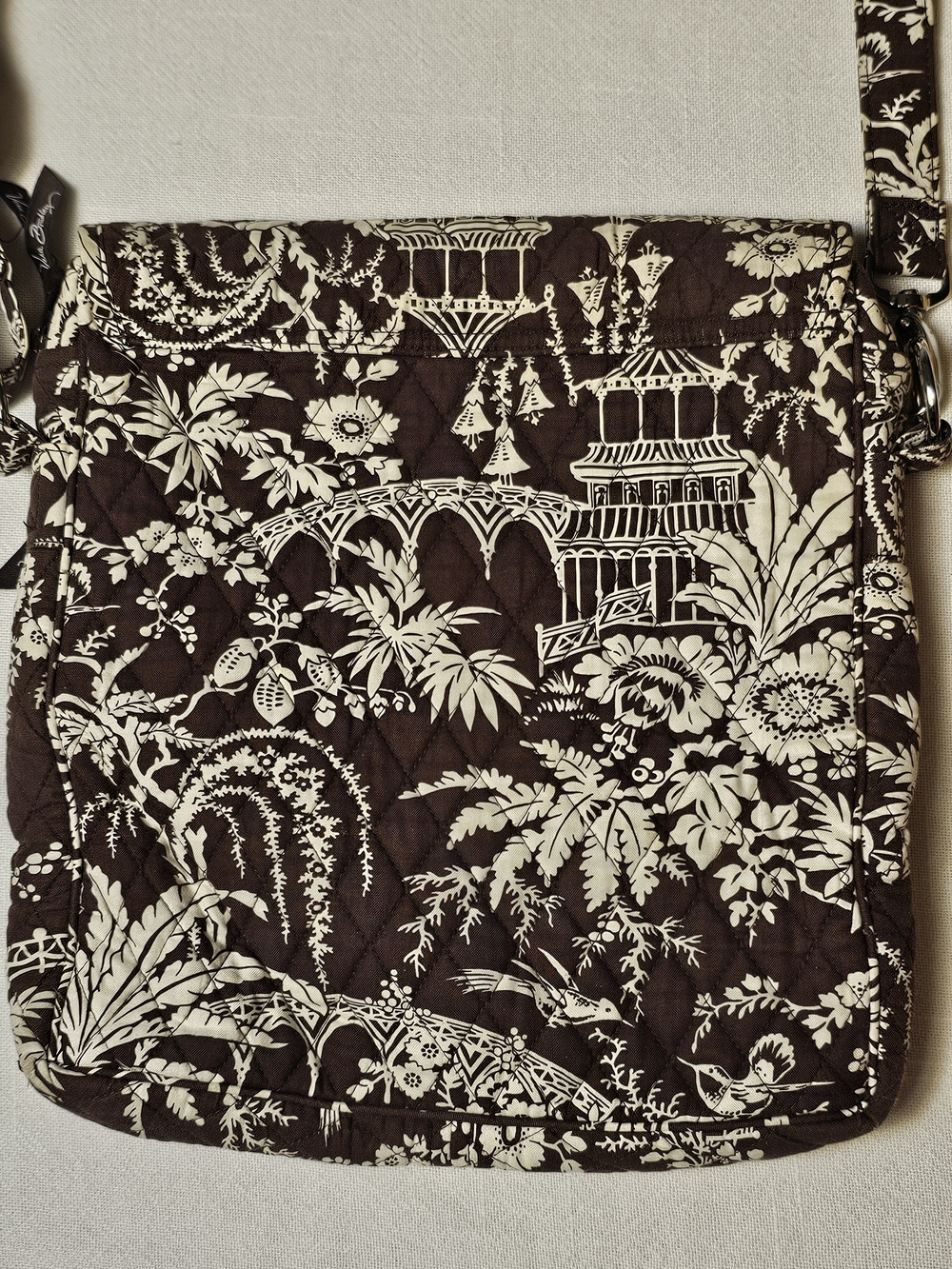 Vera Bradley Imperial Toile crossbody Messenger handbag - Picture 5 of 7